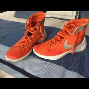 Orange Nike Hyperdunk Sneakers
